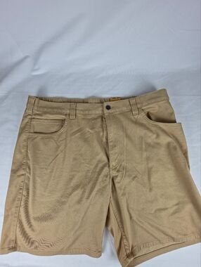Carhartt Mens Force Short Relaxed Fit Size 40 Khaki Rugged Flex 9 Inseam Shorts
